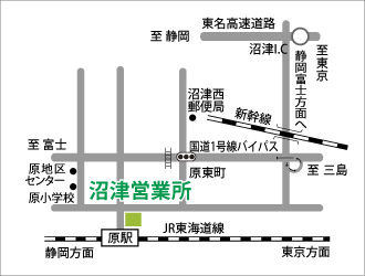 沼津営業所マップ